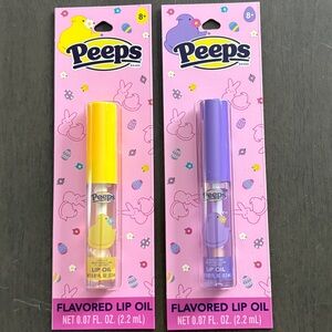 Peeps Vanilla Marshmallow & Mixed Berry Marshmallow Flavored Lip Oil, 0.07 fl oz